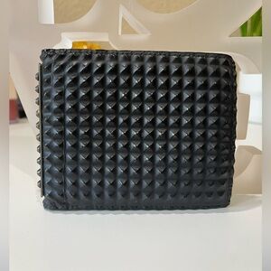 MCM BLACK LEATHER BIFOLD MENS WALLET